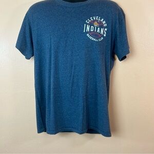 Cleveland Indians Baseball Club Retro Chief Wahoo Blue T-Shirt L MLB Baseball